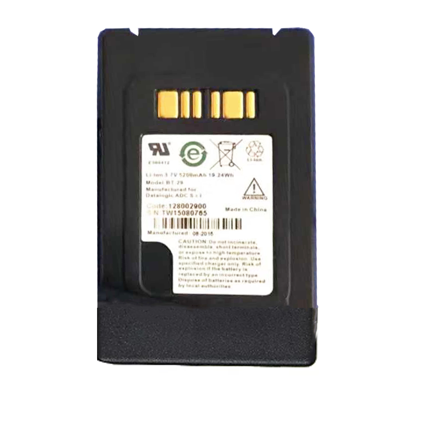 Replacement PDA Battery for Datalogic Skorpio X3 BT-0015 3.7V 5200mAh Barcode Scanner Bateria