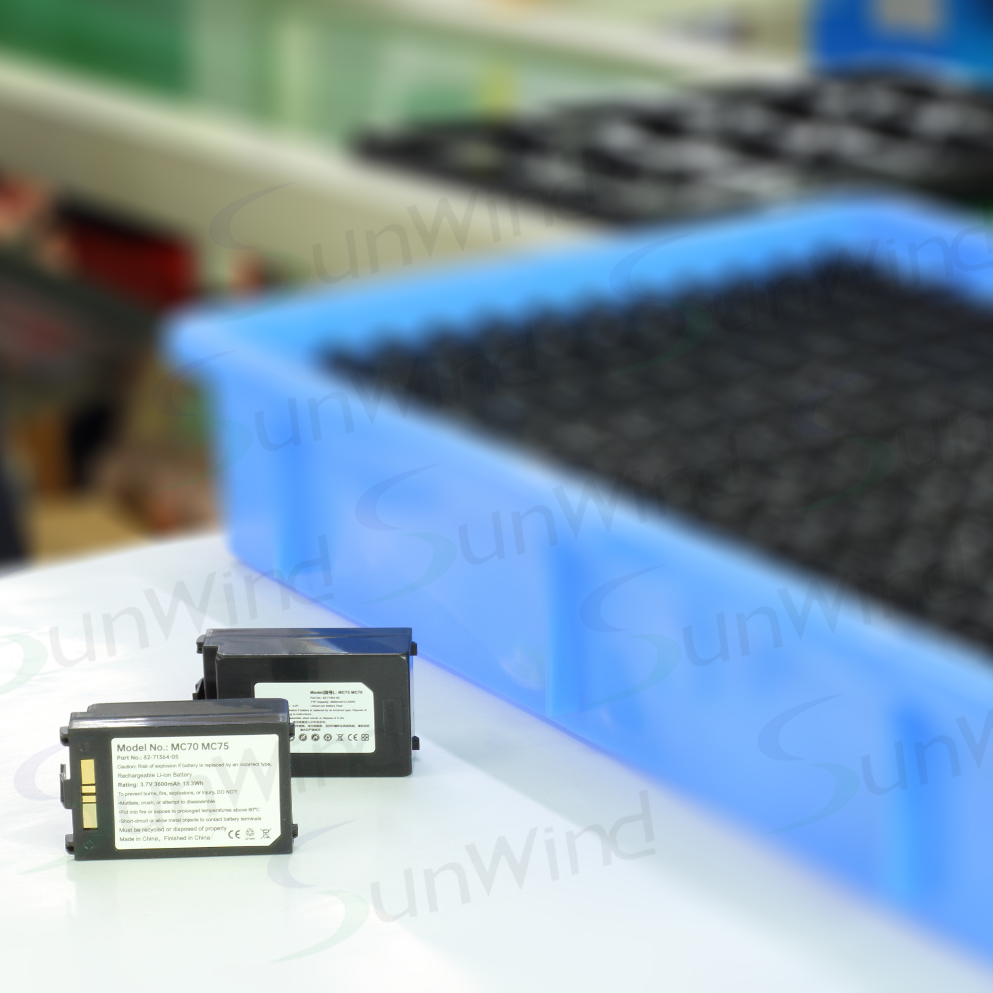 Replacement Barcode Scanner Li-ion Battery for Zebra MC70 MC75 82-71364-05 3.7V 4000mAh