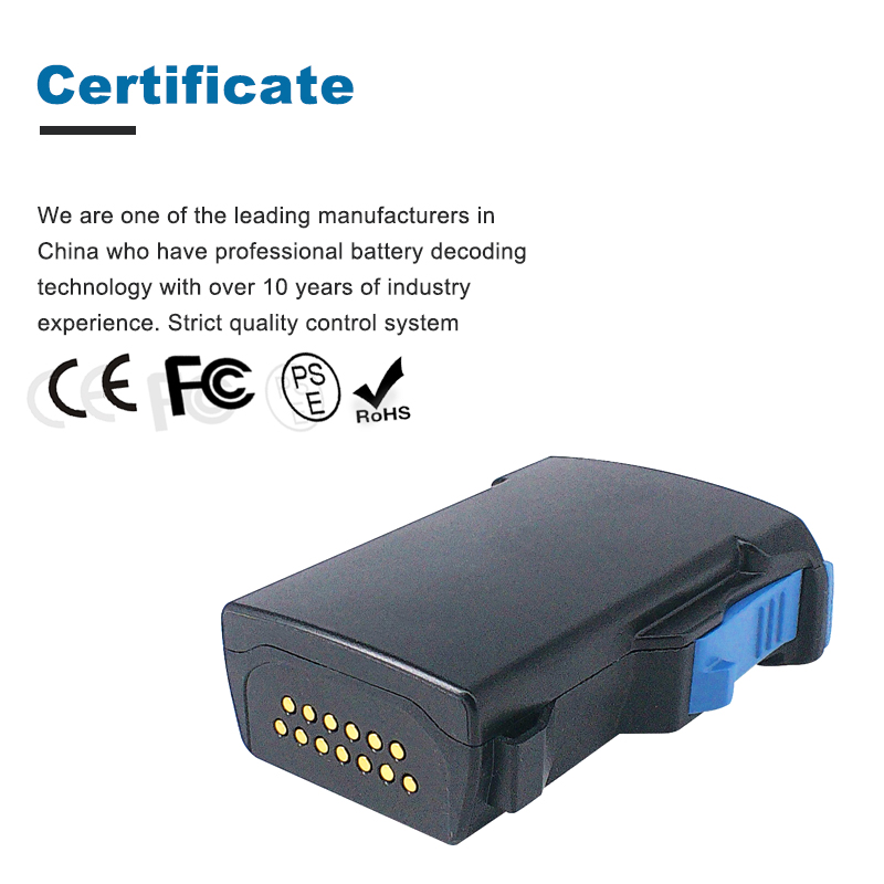 OEM NEW Li-ion Battery For Zebra MC93 MC9300 BT-000370 BT-000370-02 Handheld Computer 6600mAh 3.6V Battery