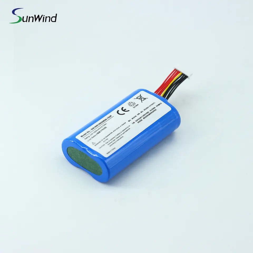 OEM POS Battery for Sunmi V1s P1 V1 Replacement Bateria for POS Terminal 5200mAh 3.7V SM-18650B4-1S2P W5920