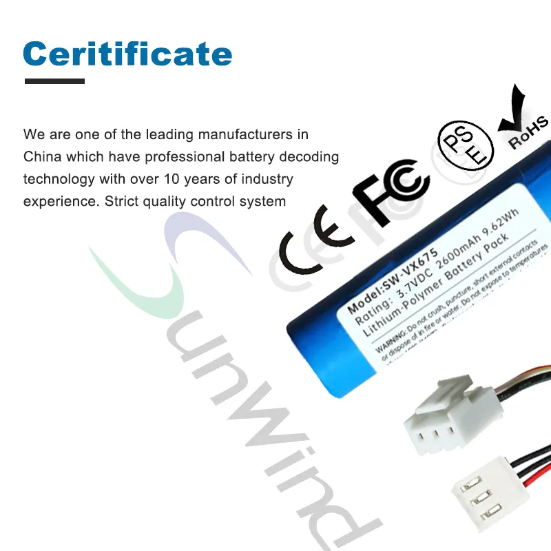 Rechargeable li-ion battery replacement for Verifone VX675 Pos Terminal Battery BPK265-001 2600mAh