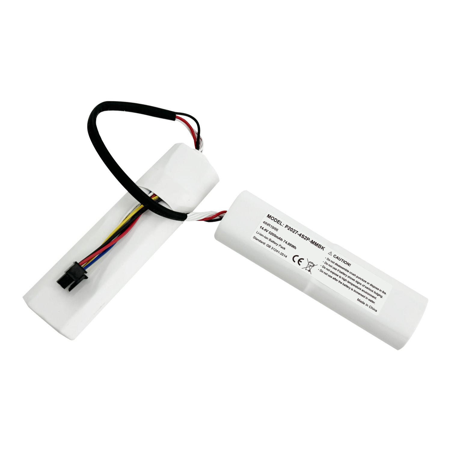 P2027-4S2P-MMBK Battery For Xiaomi Mijia Mop Pro STYTJ06ZHM Dreame W10 W10s W10 pro 14.4V 5200mAh Mijia Self Cleaning Robot Vacuum Battery