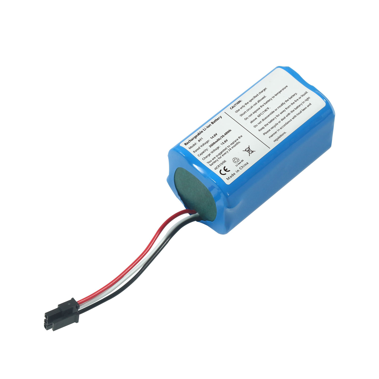 OEM Replacement Cordless Vacuum Battery for Iboto A11 14.8V 2600mAh Vacuum Cleaner Batteries