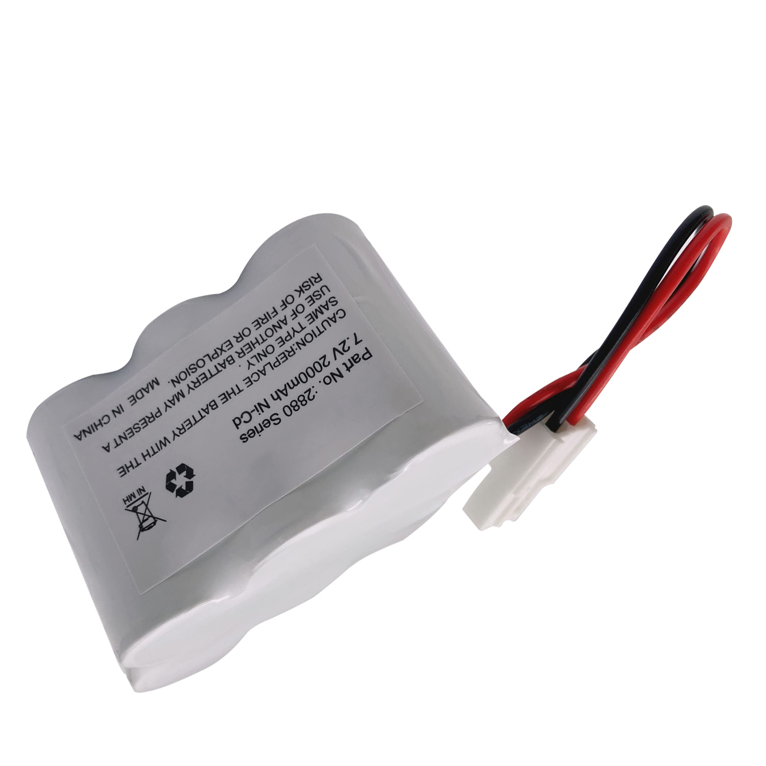7.2V Rechargeable Ni-Cd Battery for Bissell 2880 Series  Floor Sweeper Vacuum Models 2880, 2880A, 2880B, 2880C, 2880D, 2880K, 2880Q, 2880T, 2880W, 28801, 28802, 28806 Sweeper Vacuum Cleaner Battery