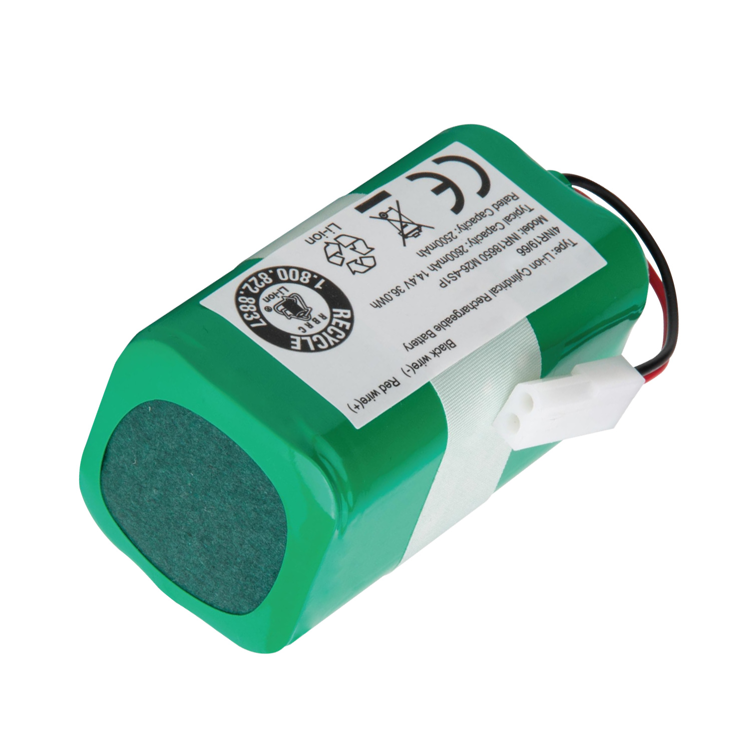 14.4V 2600mAh Replacement Battery Model 1625424 for Bissell Robot Vacuum SpinWave 3115 2859 28599 28596 3347 Sweeper Vacuum Cleaner Battery