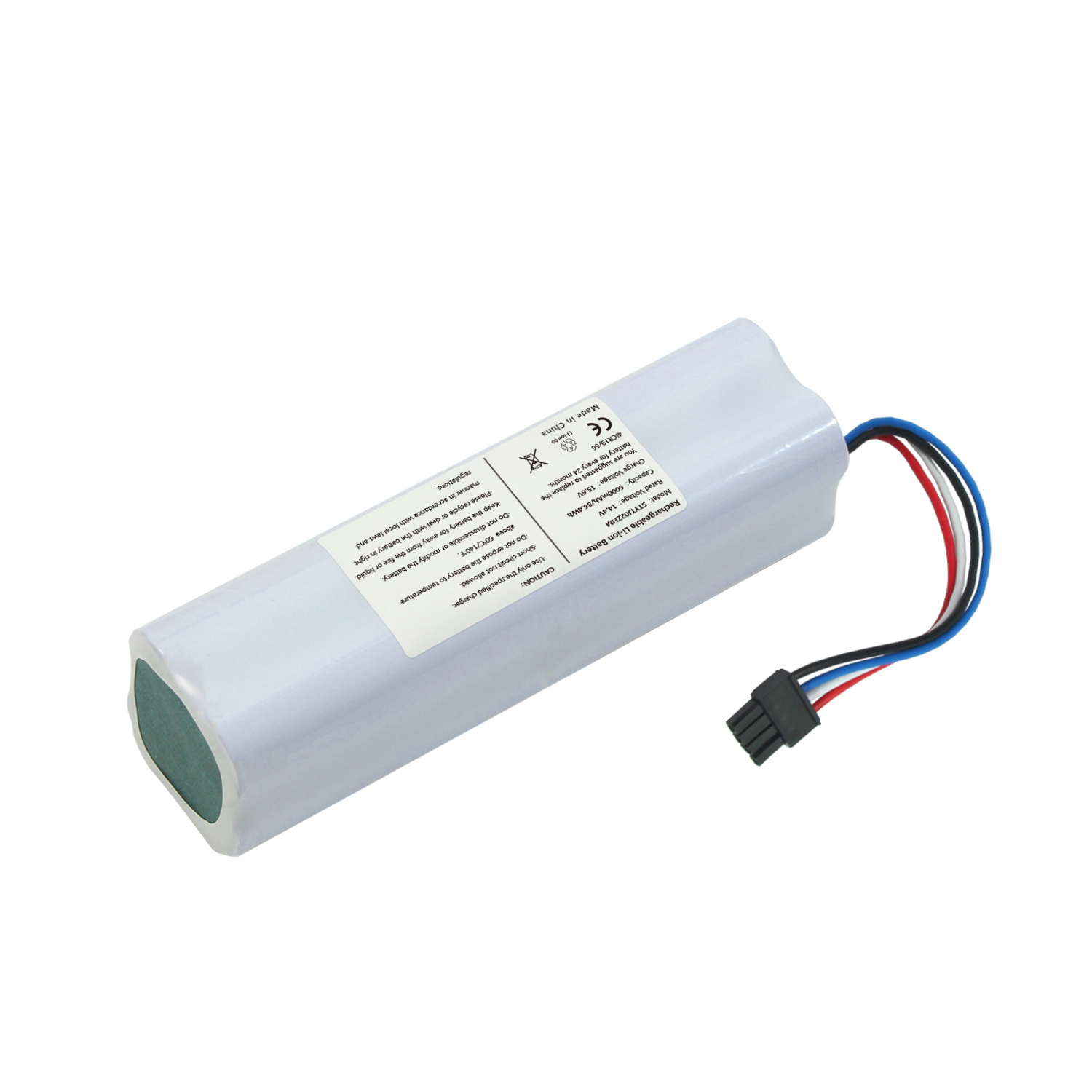14.4V 6000mAh Xiao Mi Mop 2 Pro+ 1T Battery STYTJ02ZHM Mi 1t Mop 2 Pro Plus Mi Robot Sweeping Robot Vacuum Cleaner Battery
