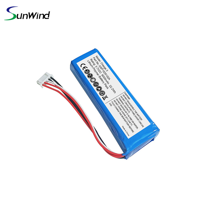 Hot sale replacement Battery for JBL Speaker Charge3 Charge 3 2016 Version GSP1029102A 3.7v 6000mah