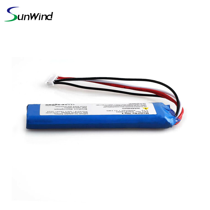 Shenzhen Hot sale Replacement Battery For Jbl Flip3 Gsp872693 3.7v 3000mah / 11.10wh