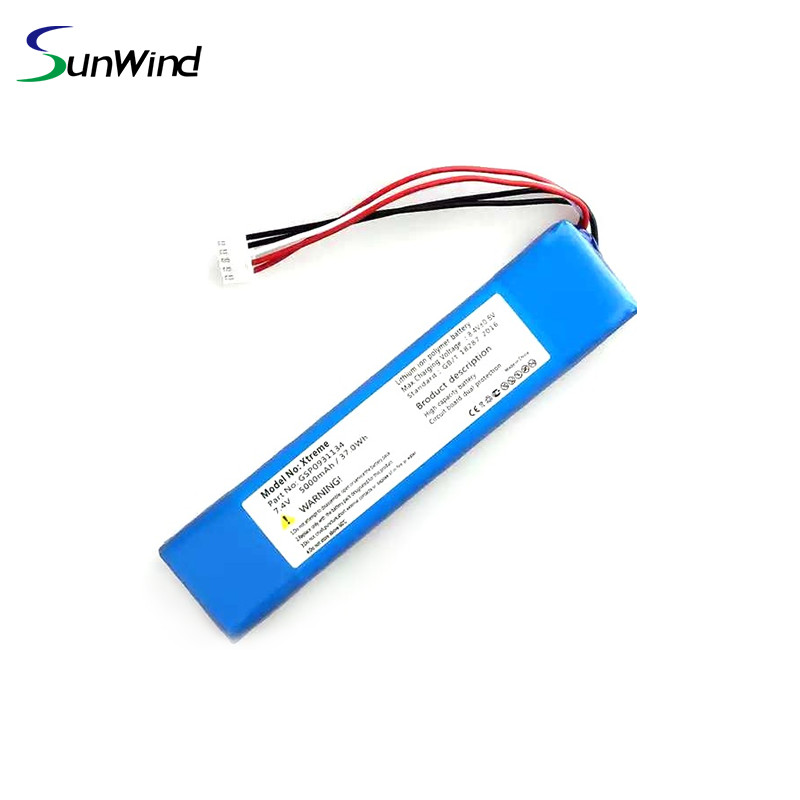 Replacement battery for JBL Xtreme GSP0931134 Lithium polymer battery 7.4V 5000mAh for JBL Xtreme speaker