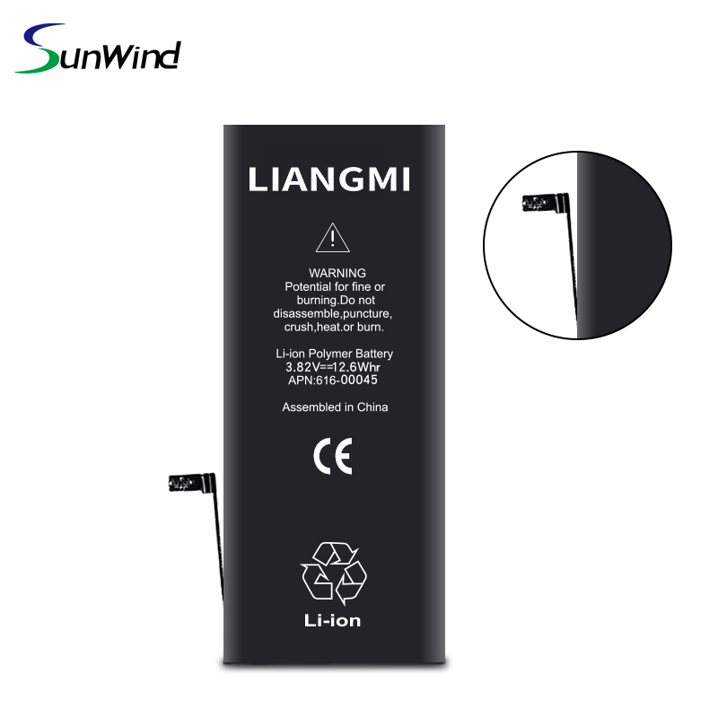 High Capacity Rechargeable mobile phone battery For iPhone 6s plus 6SP batteries