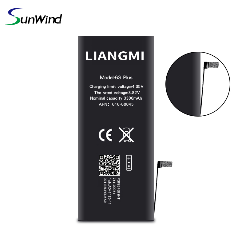 High Capacity Rechargeable mobile phone battery For iPhone 6s plus 6SP batteries