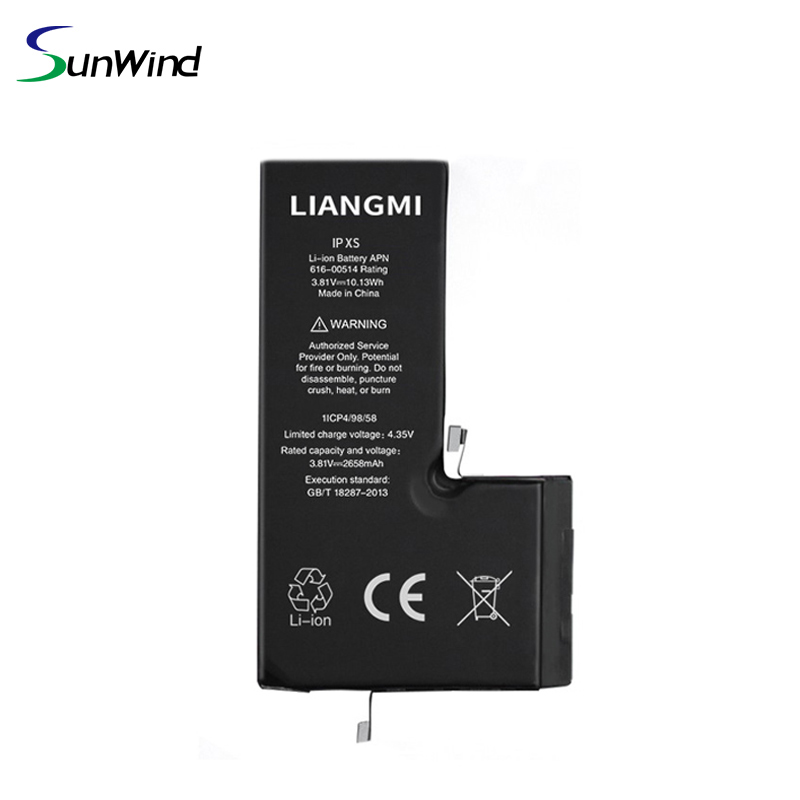 Hot Sale Rechargeable Mobile Phone battery for Iphone xs