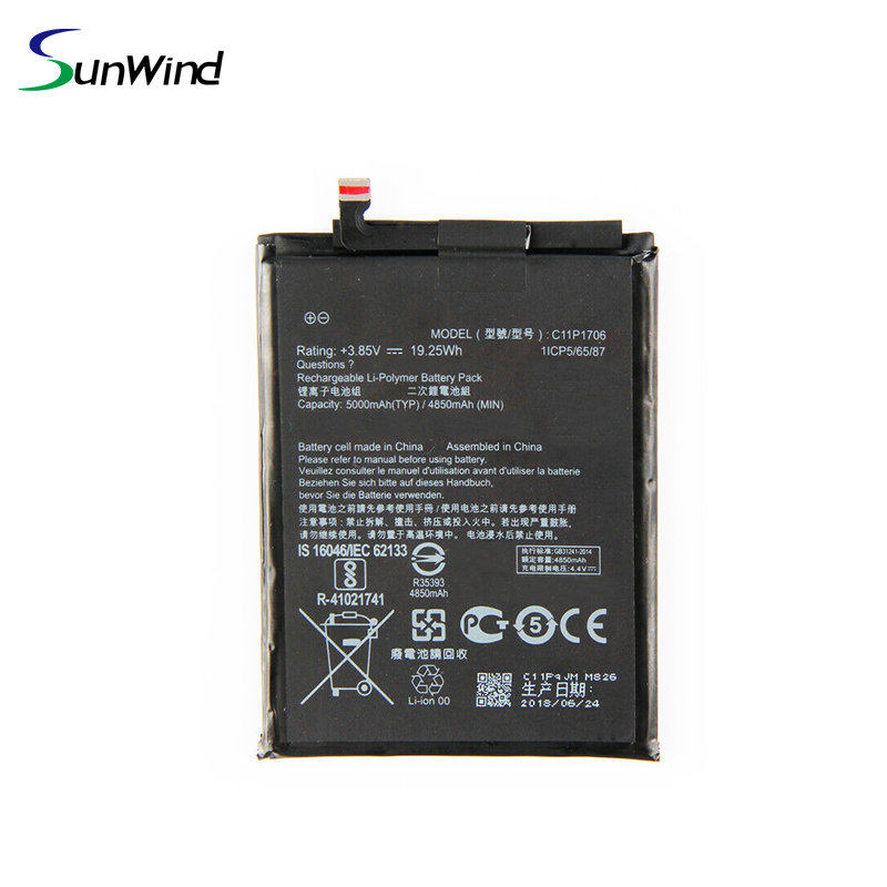 C11P1706 Best selling and high quality  battery For Asus Zenfone Max Pro M1 ZB601KL ZB602KL 3.82V 5000mAh