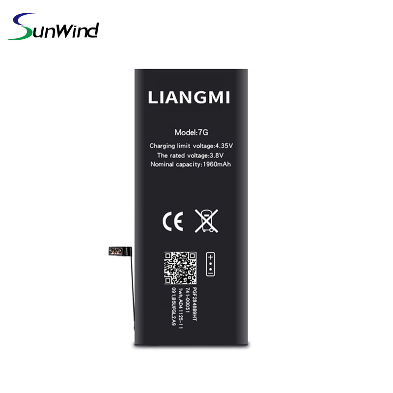 3.8v rechargeable battery for iphone 7 7G mobile phone batteries 1960mah