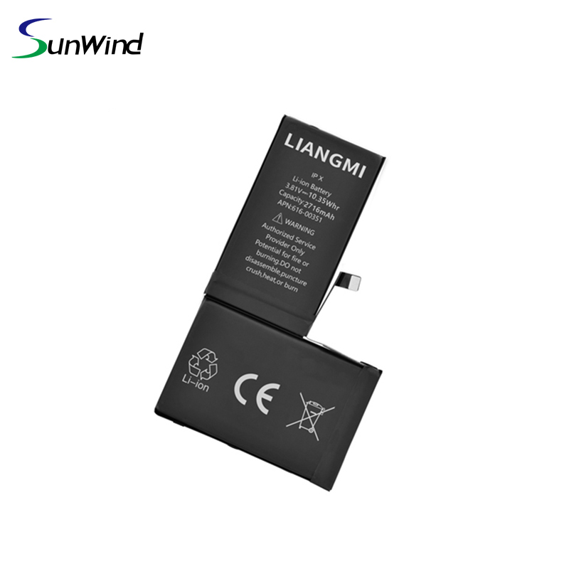 Hot Sale Rechargeable Mobile Phone battery for Iphone X