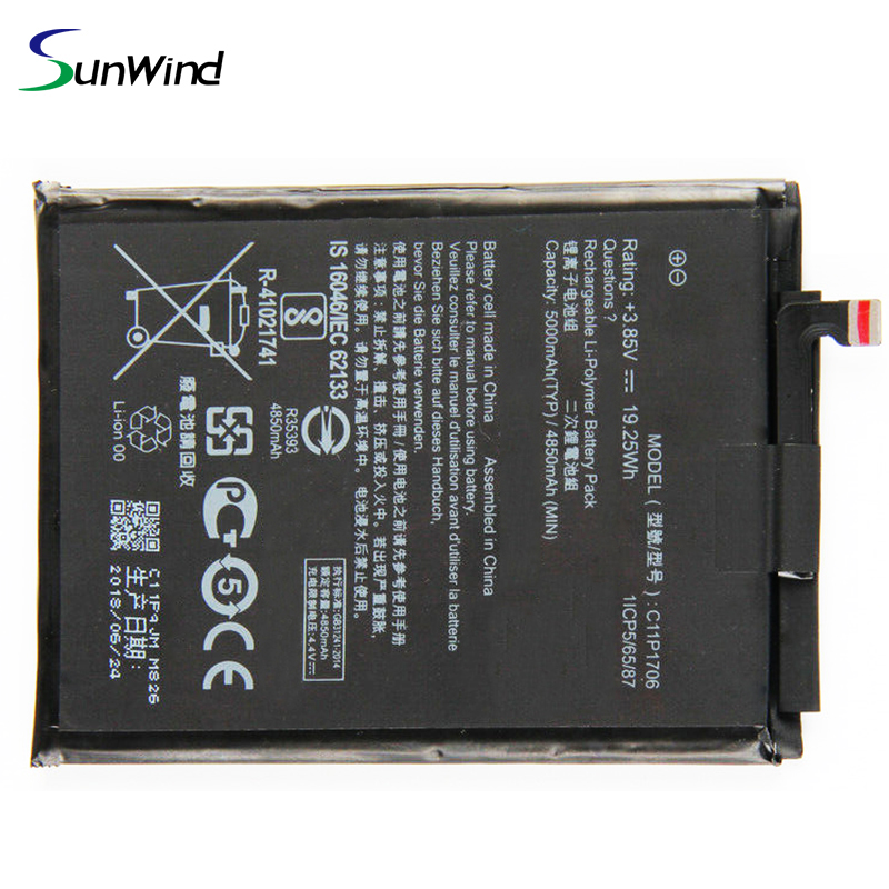 C11P1706 Best selling and high quality  battery For Asus Zenfone Max Pro M1 ZB601KL ZB602KL 3.82V 5000mAh