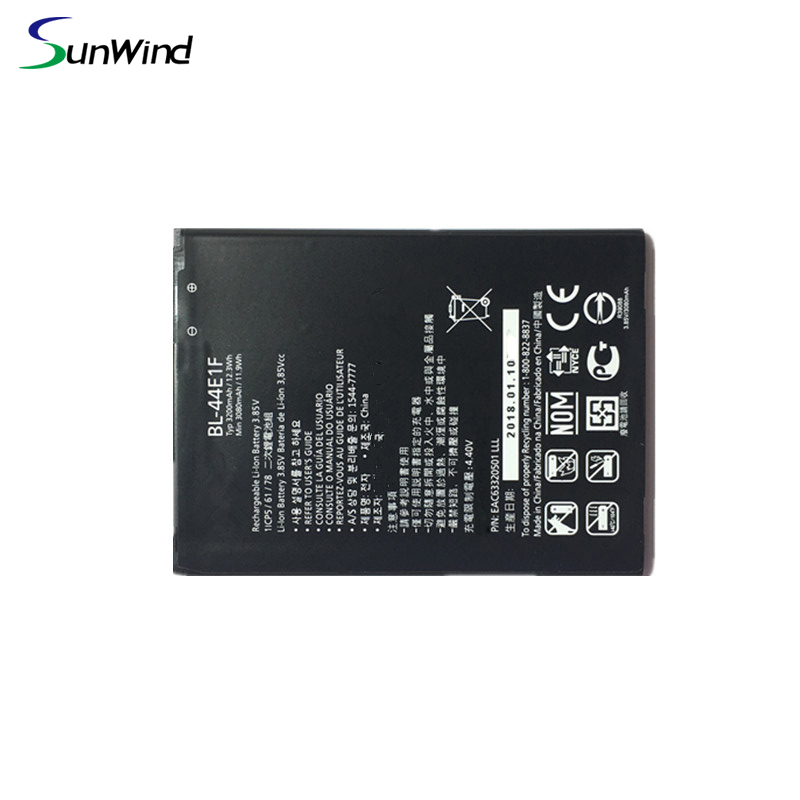 BL-44E1F New Mobile Phone Battery For LG V20 Stylo 3 H910 H918 VS995 LS997 F800 US996 3.85V 3300mah