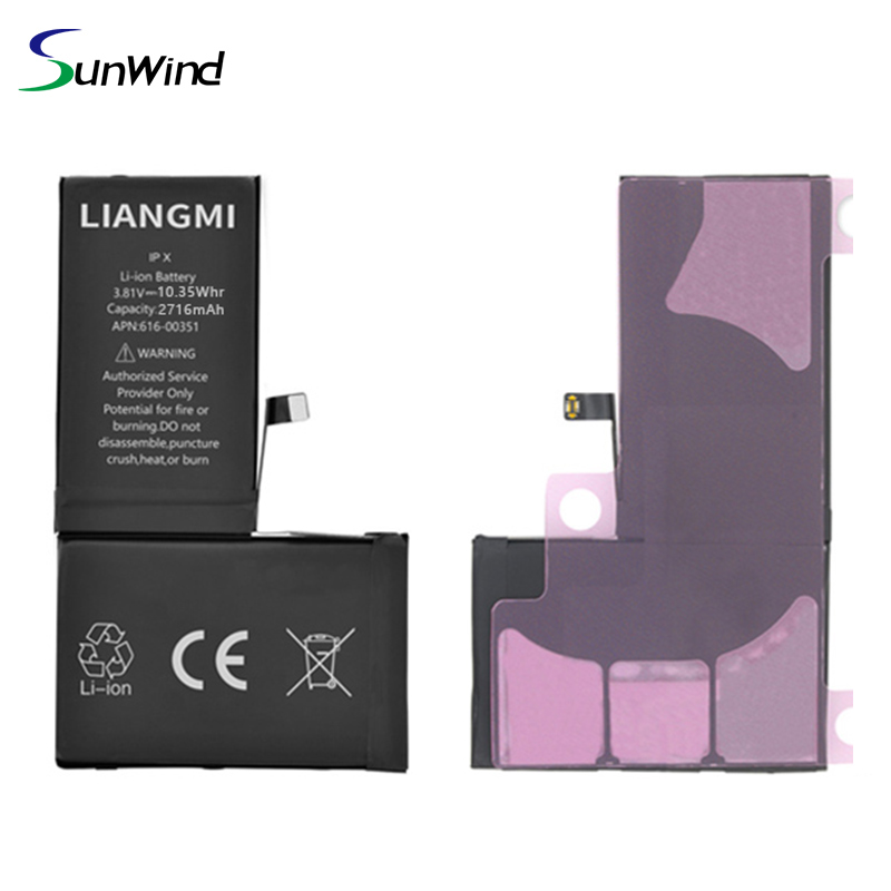 Hot Sale Rechargeable Mobile Phone battery for Iphone X