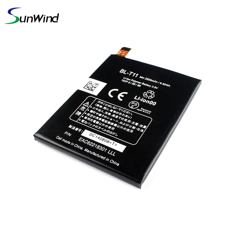 BL-T11 Top Quality Replacement Battery For LG L22isai F340 3.8V 2500mAh
