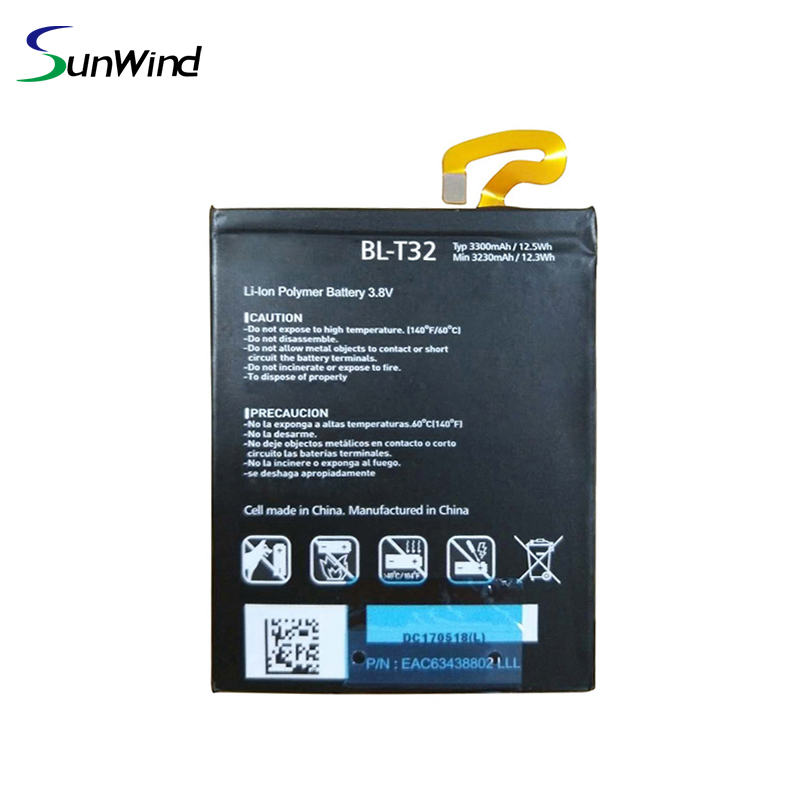 BL-T32 Mobile Phone For LG G6 G600L G600S G600K G600V H870 H871 H872 H873 LS993 VS998 New Replacement Battery 3.8V 3300mAh