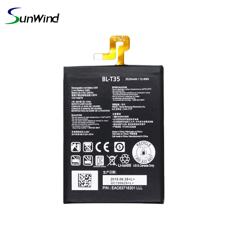 BL-T35 Rechargable Mobile Phone battery For LG Google PIXEL 2 XL battery 3.85V 3520mah
