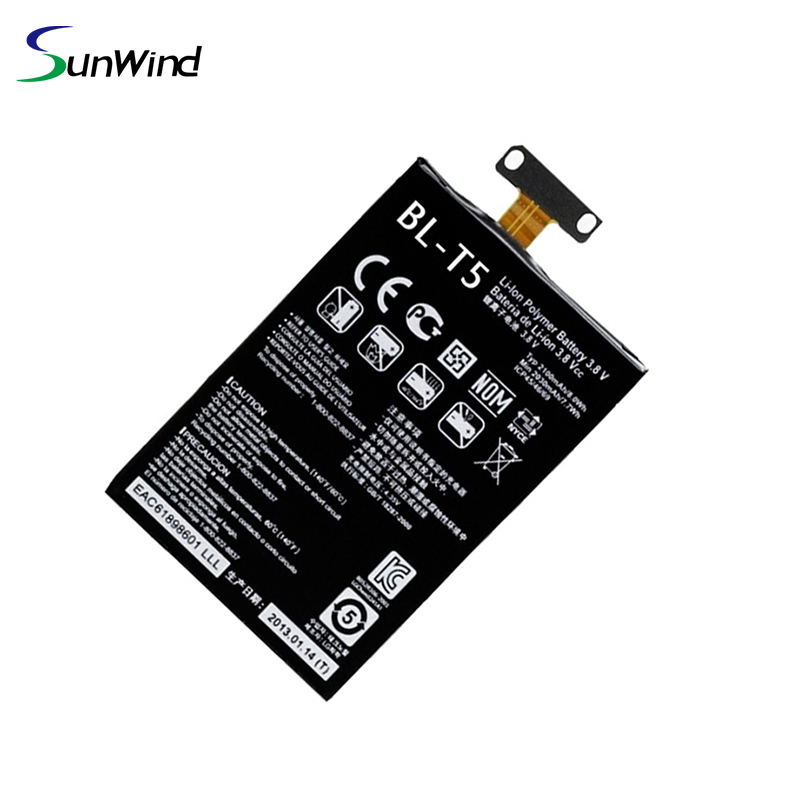 BL-T5 New OEM  Battery For LG Google Nexus 4 Optimus G E975 E973 E970 E960 Battery 3.8V 2100mah