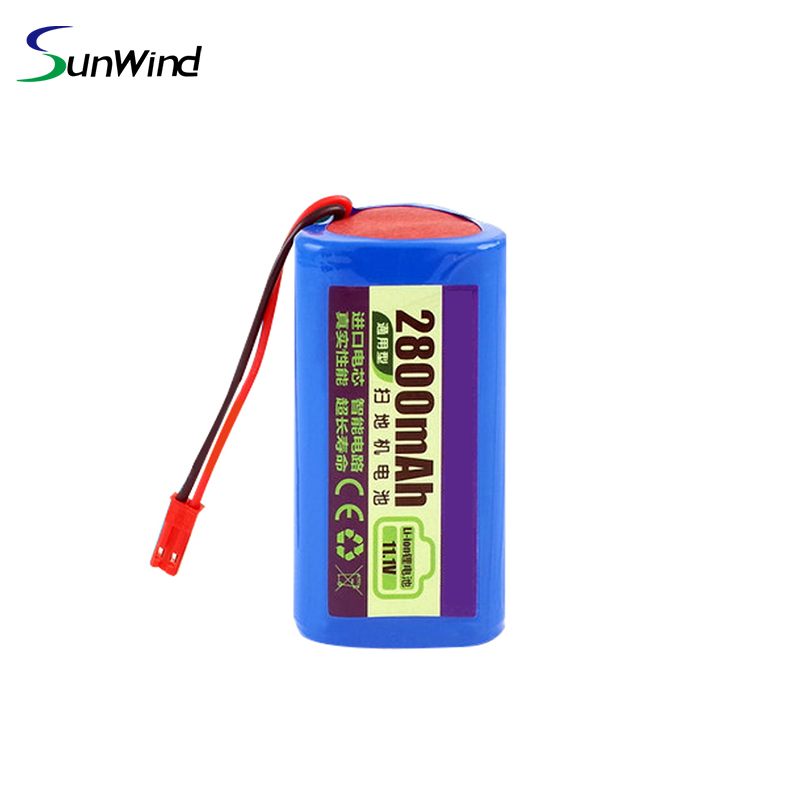 11.1V 2600mah Replacement Battery for Ecovacs CEN250 ML009 V700 ICR18650 3S1P
