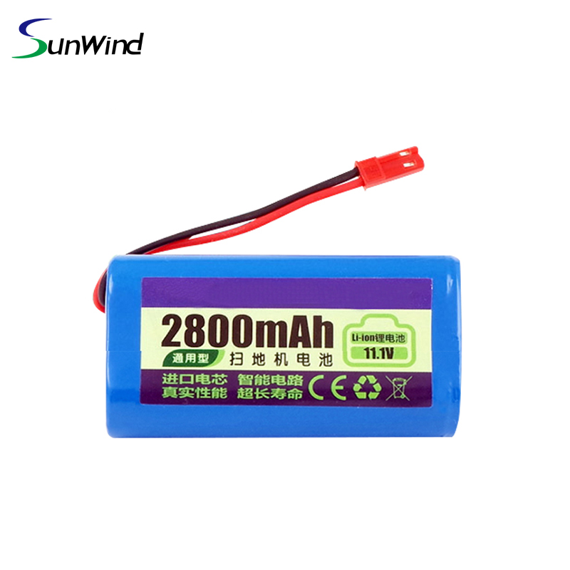 11.1V 2600mah Replacement Battery for Ecovacs CEN250 ML009 V700 ICR18650 3S1P
