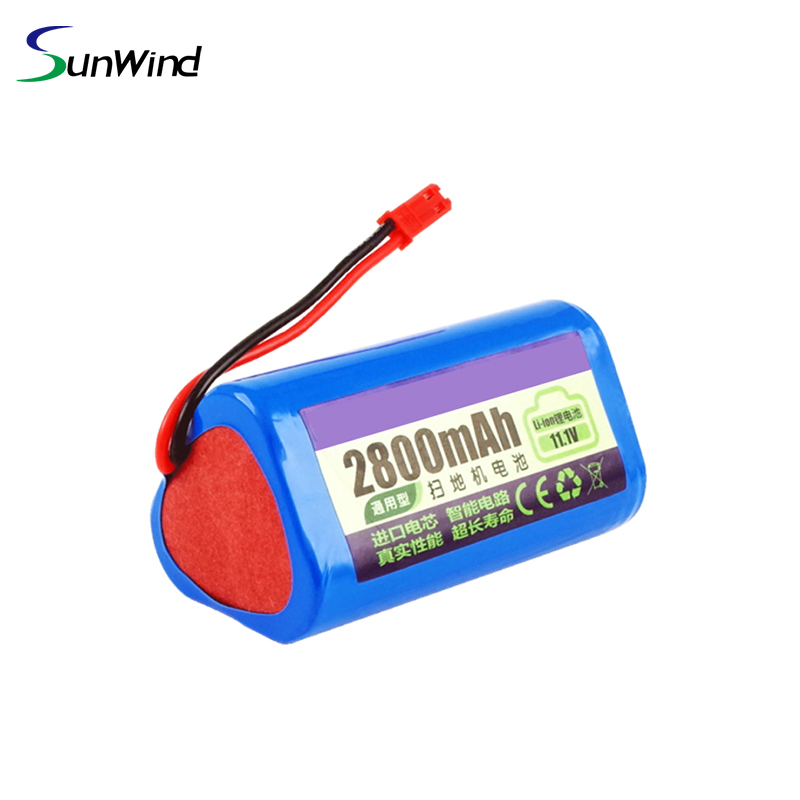 11.1V 2600mah Replacement Battery for Ecovacs CEN250 ML009 V700 ICR18650 3S1P