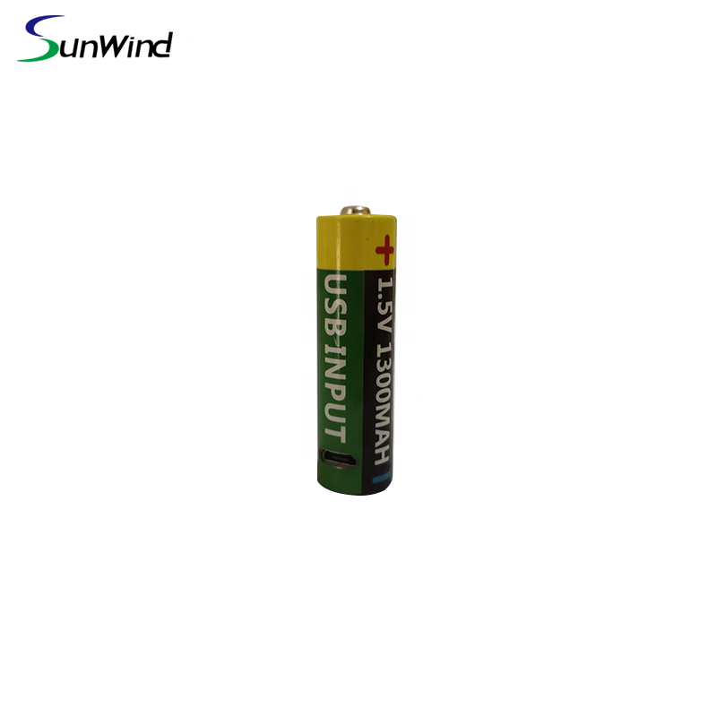 14500 USB Lithium ion Batteries USB input AA rechargeable Battery 1.5v 1300mah
