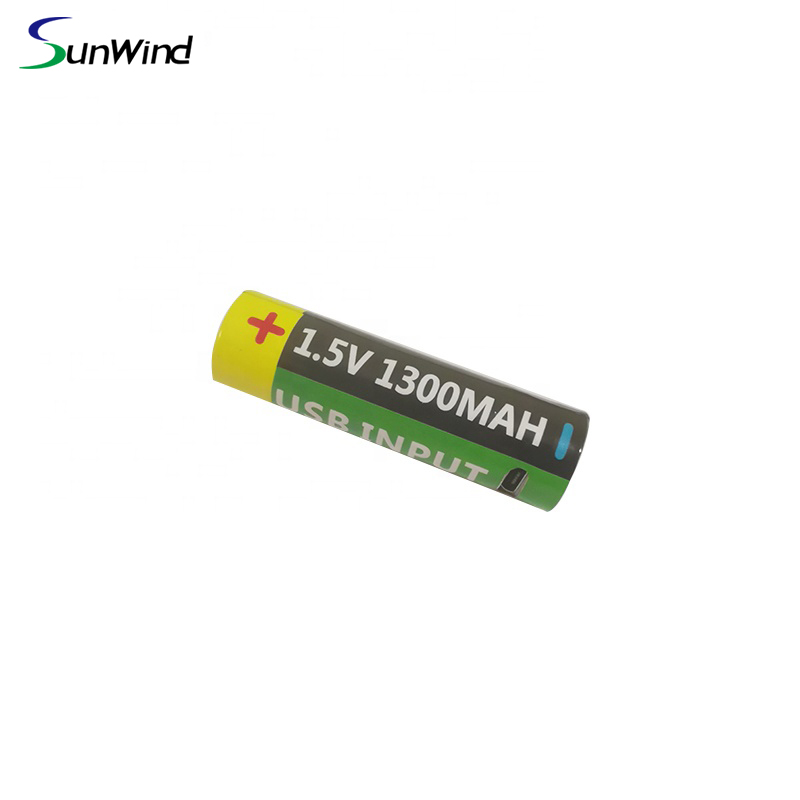14500 USB Lithium ion Batteries USB input AA rechargeable Battery 1.5v 1300mah