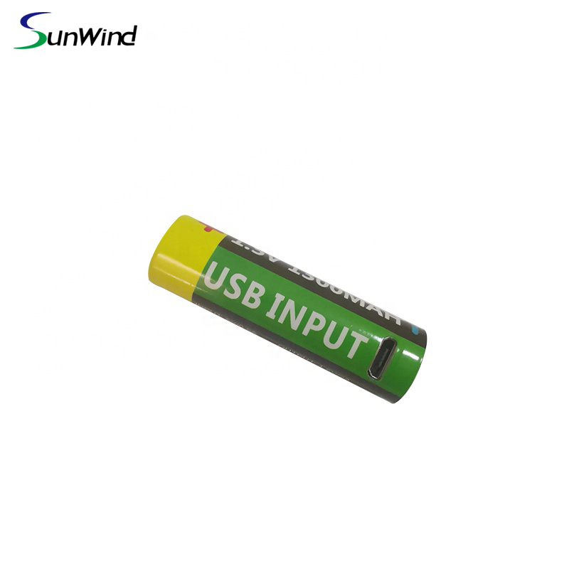 14500 USB Lithium ion Batteries USB input AA rechargeable Battery 1.5v 1300mah