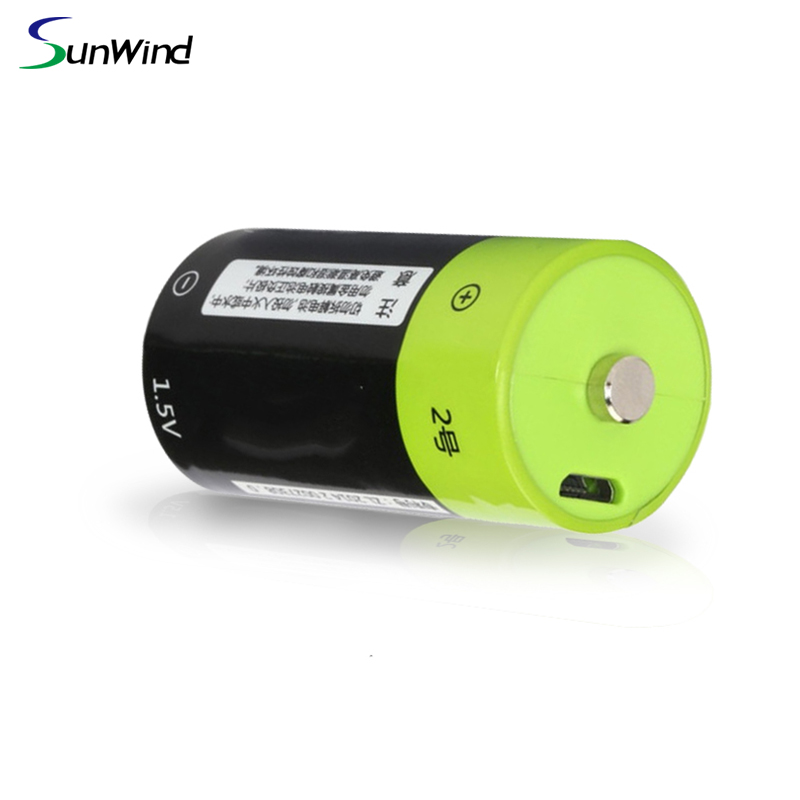 1.5V C Размер USB Заряжаемый литий - полимерный аккумулятор 1.5V 3000mah