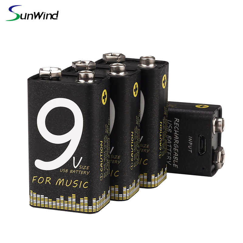 9V 1000 мАч USB Новая функция Зарядка мультиметра Электрический аккумулятор с литий - ионной зарядкой