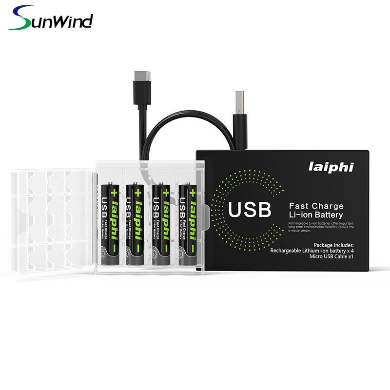 laiphi- S70 Rechargeable Li-ion faster charge battery For AAA Laiphi-S70 with  USB Port 1.1V 1110mWh 740mAh