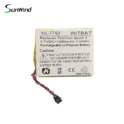 Hot sale li-polymer battery for TomTom AHB332824HPS Batteries Spark Cardio + Runner 2 3 Adventurer Golfer 2