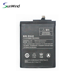 BN40 Wholesale Price Original 4000mah Li-ion High Match Battery for Xiaomi Redmi 4  3.85V 4000mAh