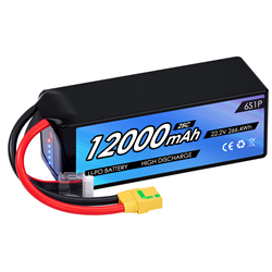 22.2V 12000mah Drone UAV Battery 6S 25C LCO Lithium Polymer Rc Truck Toys Car Toys Battery for Light Weight FPV Multi-axis Drone