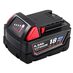 Milwaukee 48-11-1852 M18 REDLITHIUM XC18V 6Ah Lithium-Ion Battery Rechargeable Cordless Power Tools Batteries