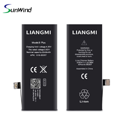 Hot sale High capacity rechargeable mobile phone battery for iphone 8p 8 plus 3.82V 3040mah
