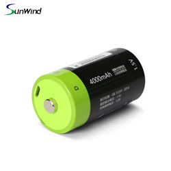 1.5V D size USB rechargeable li-polymer battery  1.5V 6000mah